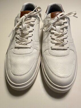 Velez Men's Tennis Sneakers Shoes Soft Leather Upper and Lining Size US 12 EU 45